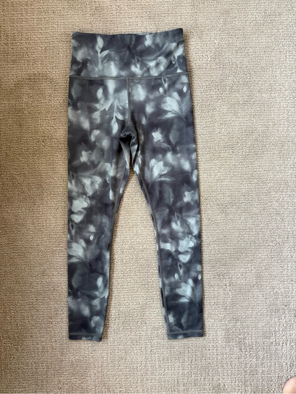Athleta Grey Tie-Dye Elation High-Rise Leggings